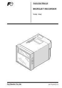 Thumbnail of document Manual - PHC Strip Chart Recorder